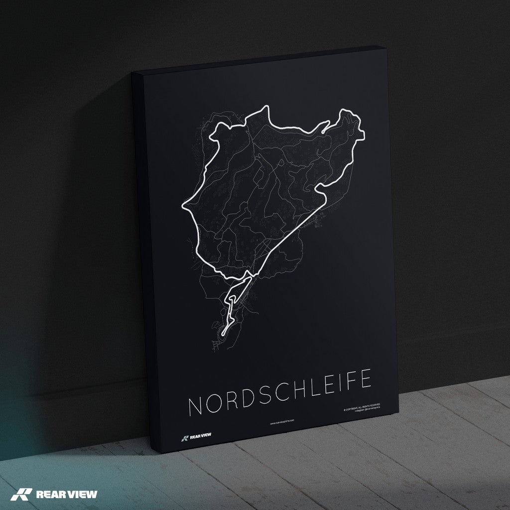The Green Hell - Nordschleife Track Art Print