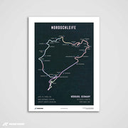 Vintage Hazards - Nordschleife Track Art Print
