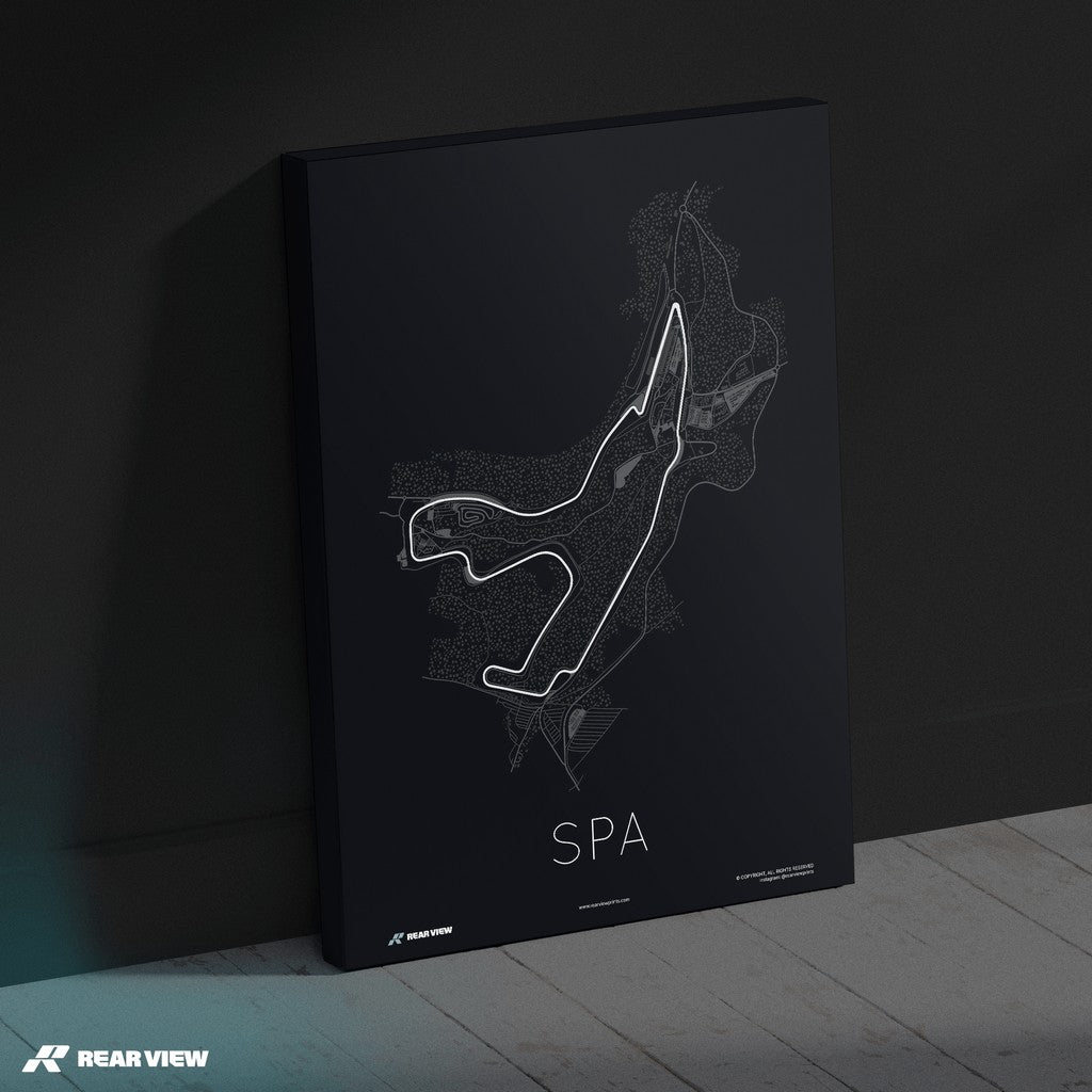The Twists of Fate – Spa Track Art Print