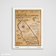 Pista di Le Mans - Stampa d'arte d'epoca