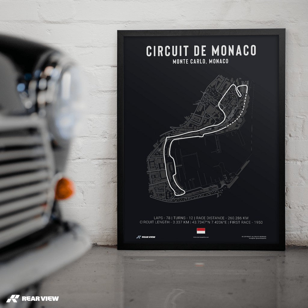 GP Grandeur - Monaco Track Art Print