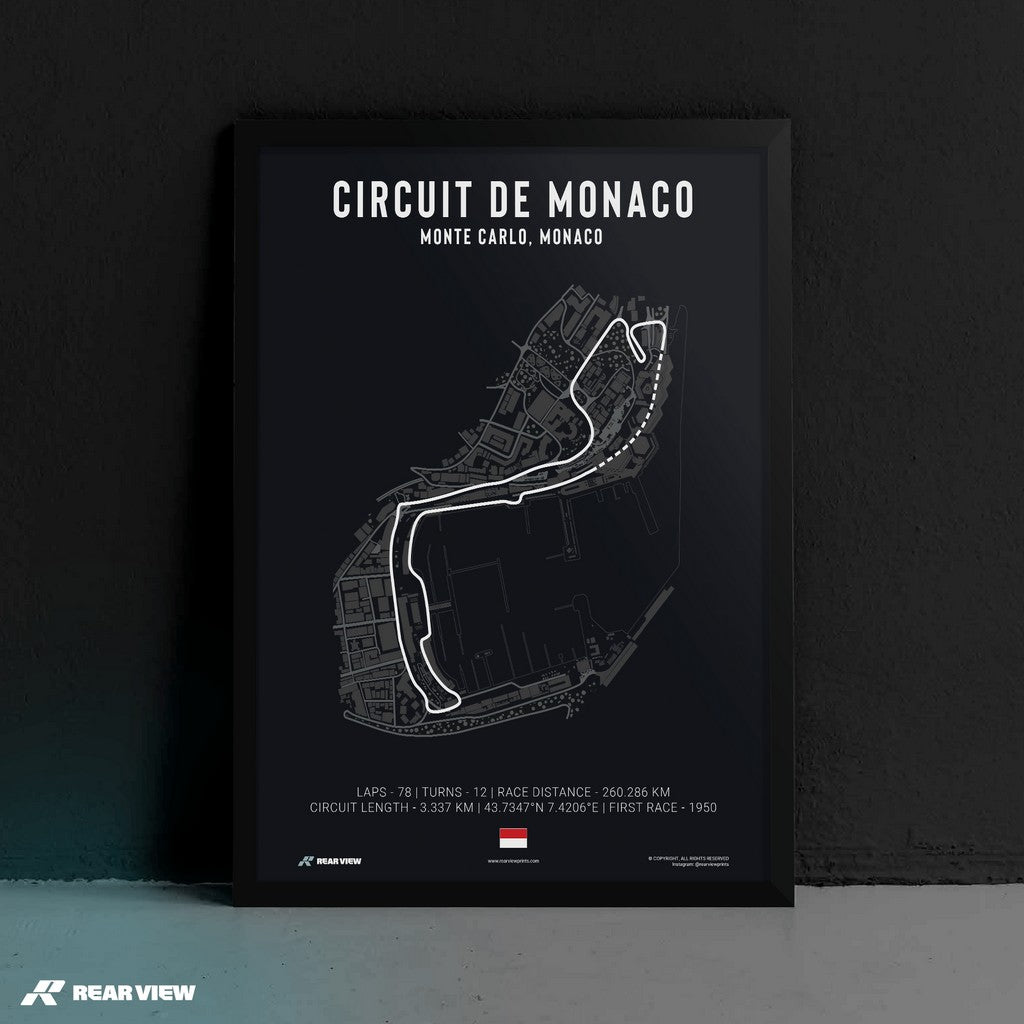 GP Grandeur - Monaco Track Art Print