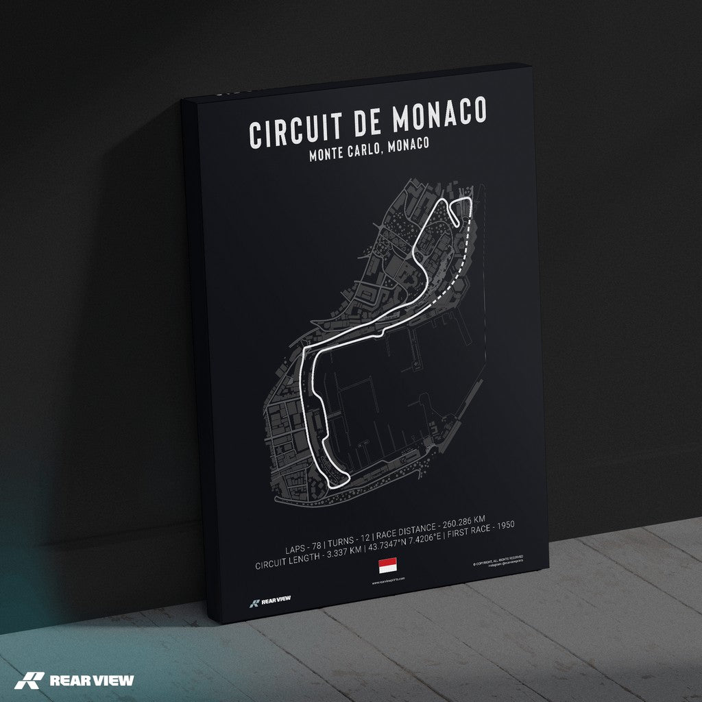 GP Grandeur - Monaco Track Art Print