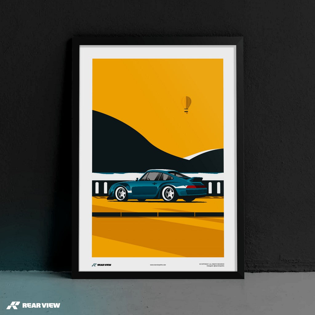 Malerischer Motor - 993 Kunstdruck