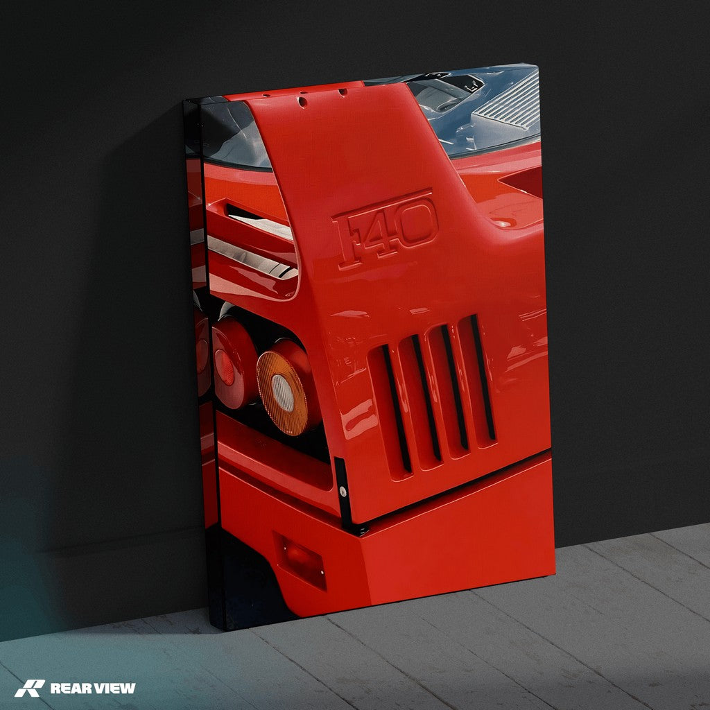 Red Legacy - F40 Art Print