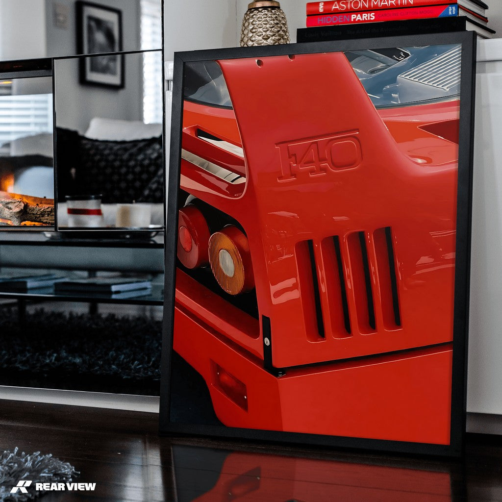 Red Legacy - F40 Art Print