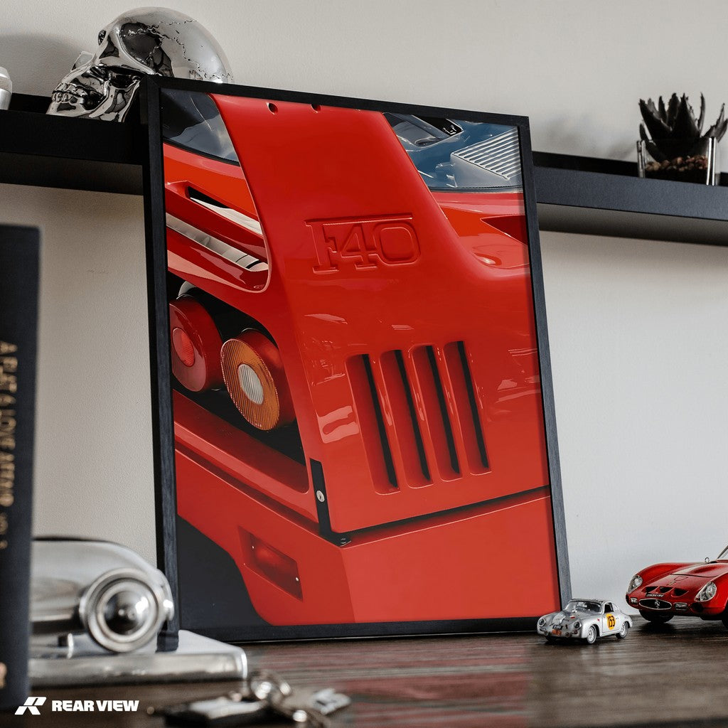 Red Legacy - F40 Art Print