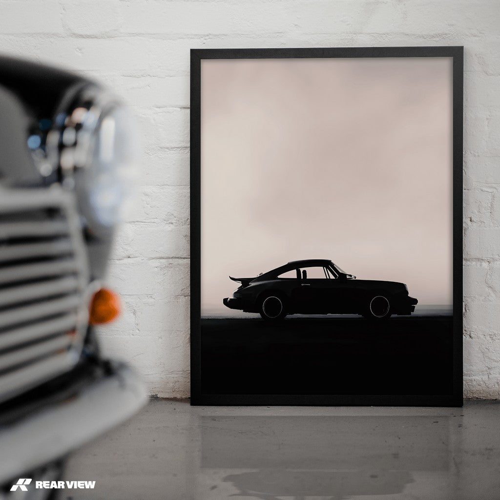 Sonnenuntergang Silhouette - 911 Kunstdruck