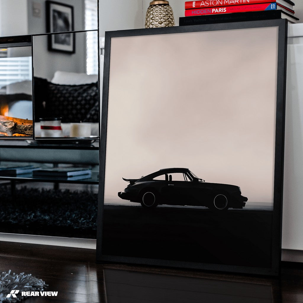 Sonnenuntergang Silhouette - 911 Kunstdruck