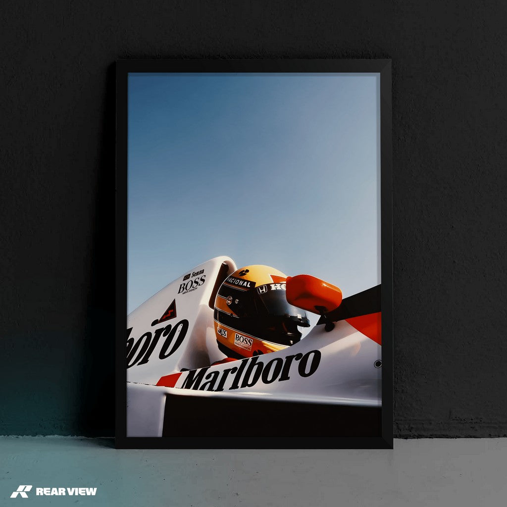 Icona della corsa - Stampa d'arte di Senna