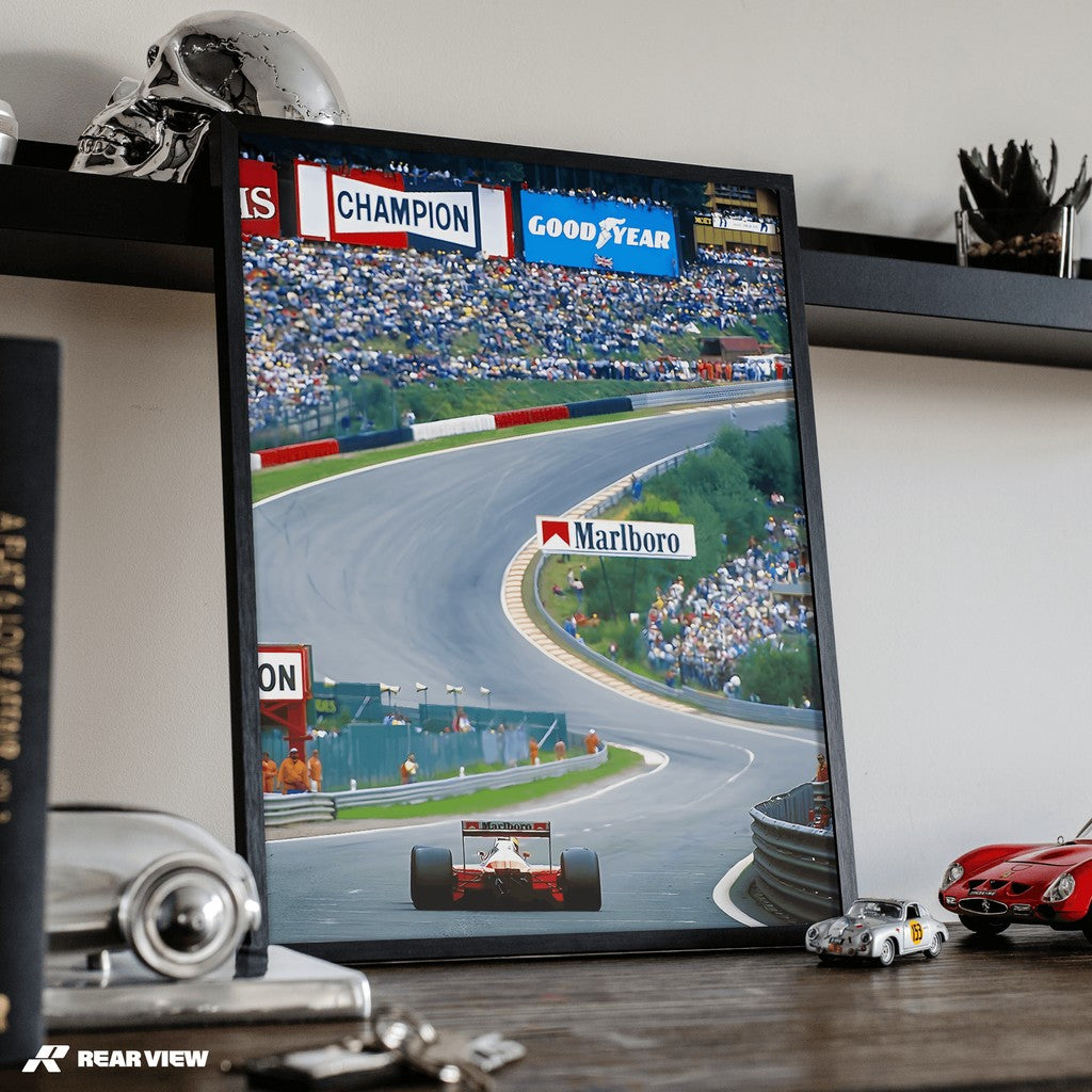 Uphill Charge – Racing Archive Print