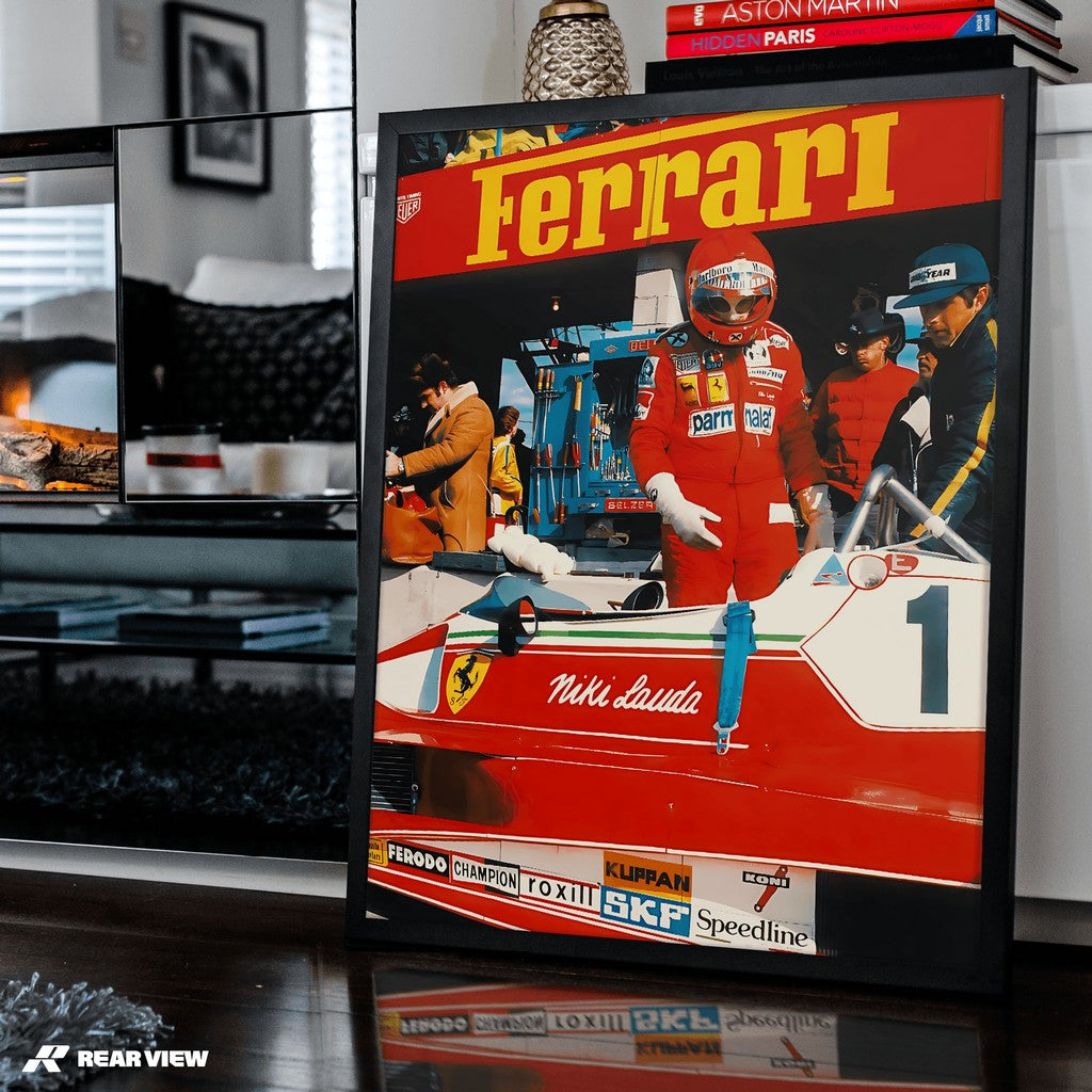 Redline Glory – Racing Archive Print