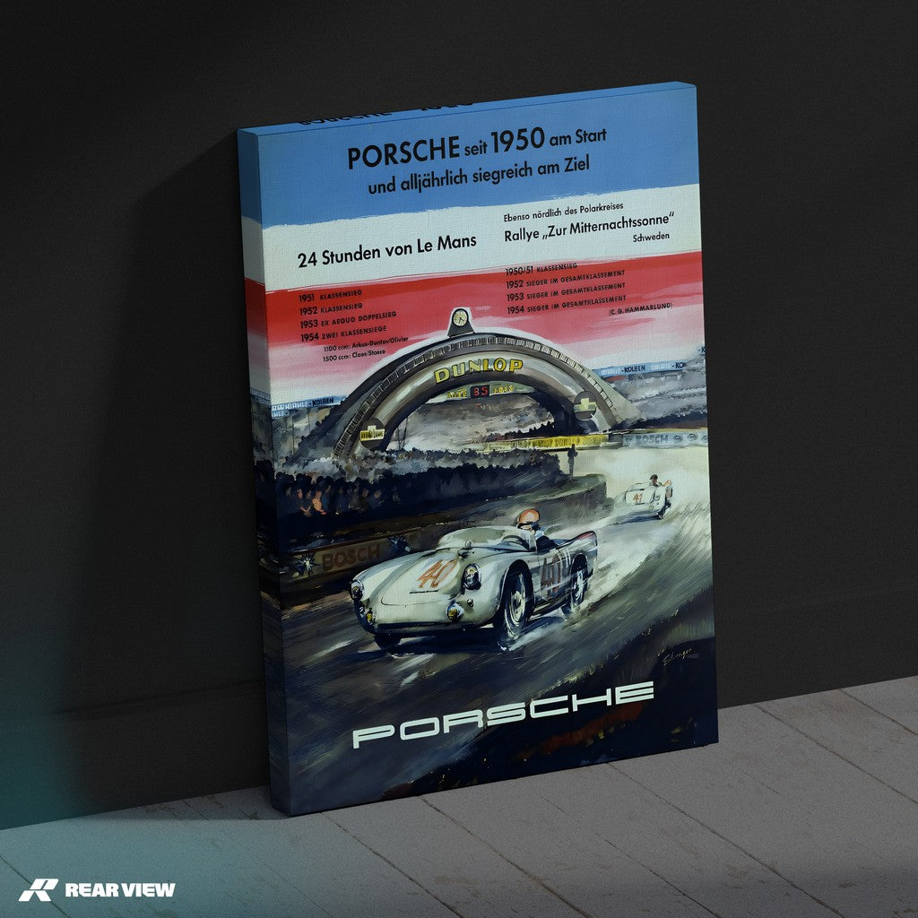 Silberstreif - Le Mans Kunstdruck