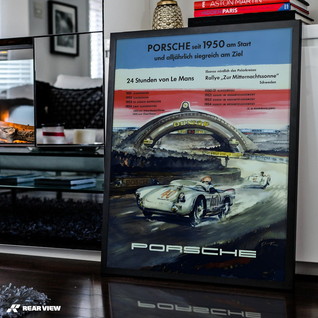 Silberstreif - Le Mans Kunstdruck