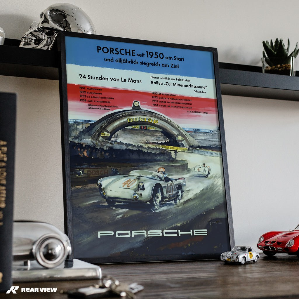 Silberstreif - Le Mans Kunstdruck