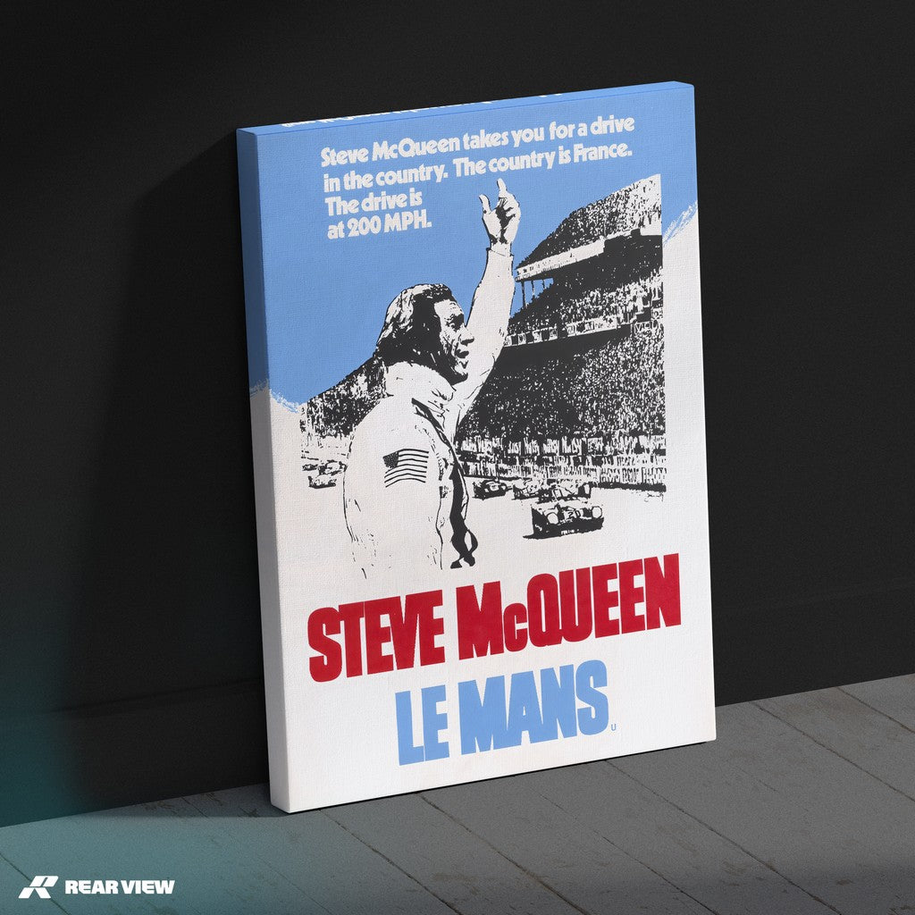 Le Mans Legend - McQueen Art Print