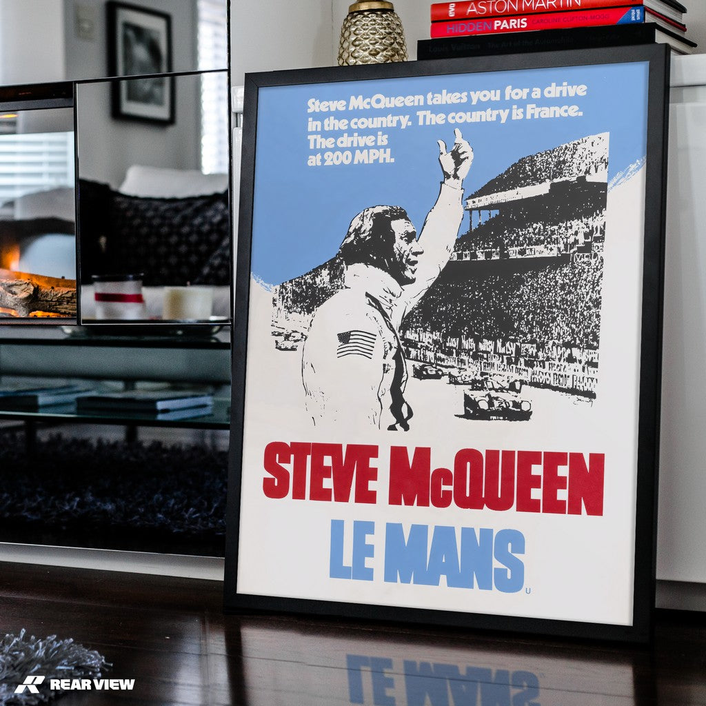 Le Mans Legend - McQueen Art Print