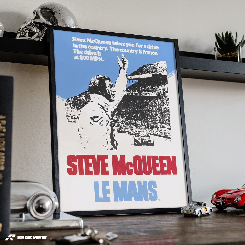 Le Mans Legend - McQueen Art Print