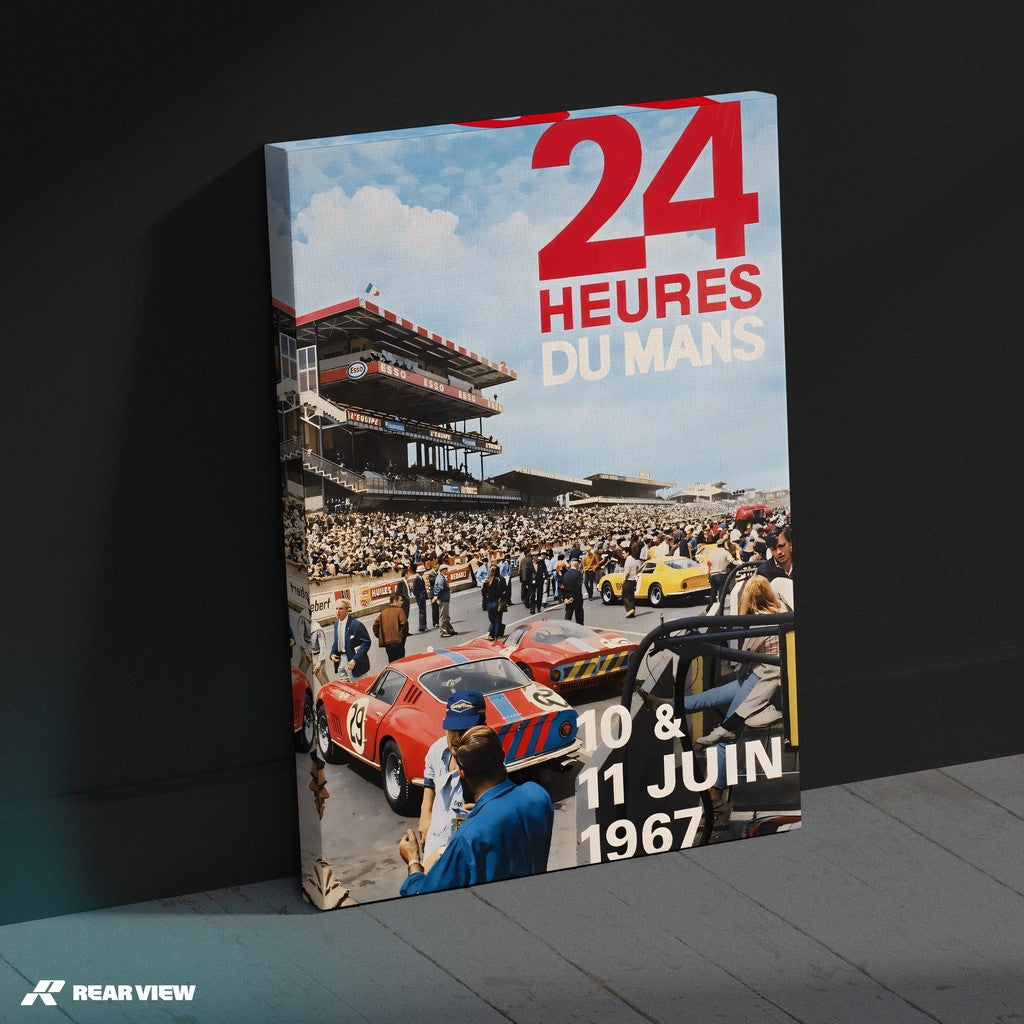 Race Day Thrills - 1967 Art Print