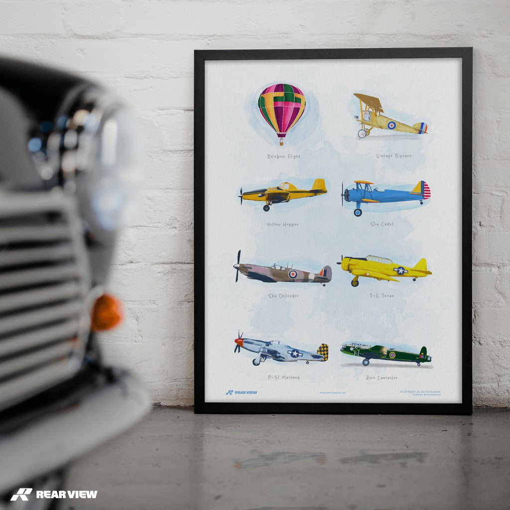 Himmelslegenden - Aquarell-Kunstdruck