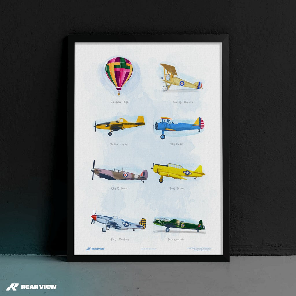 Sky Legends – Watercolour Art Print