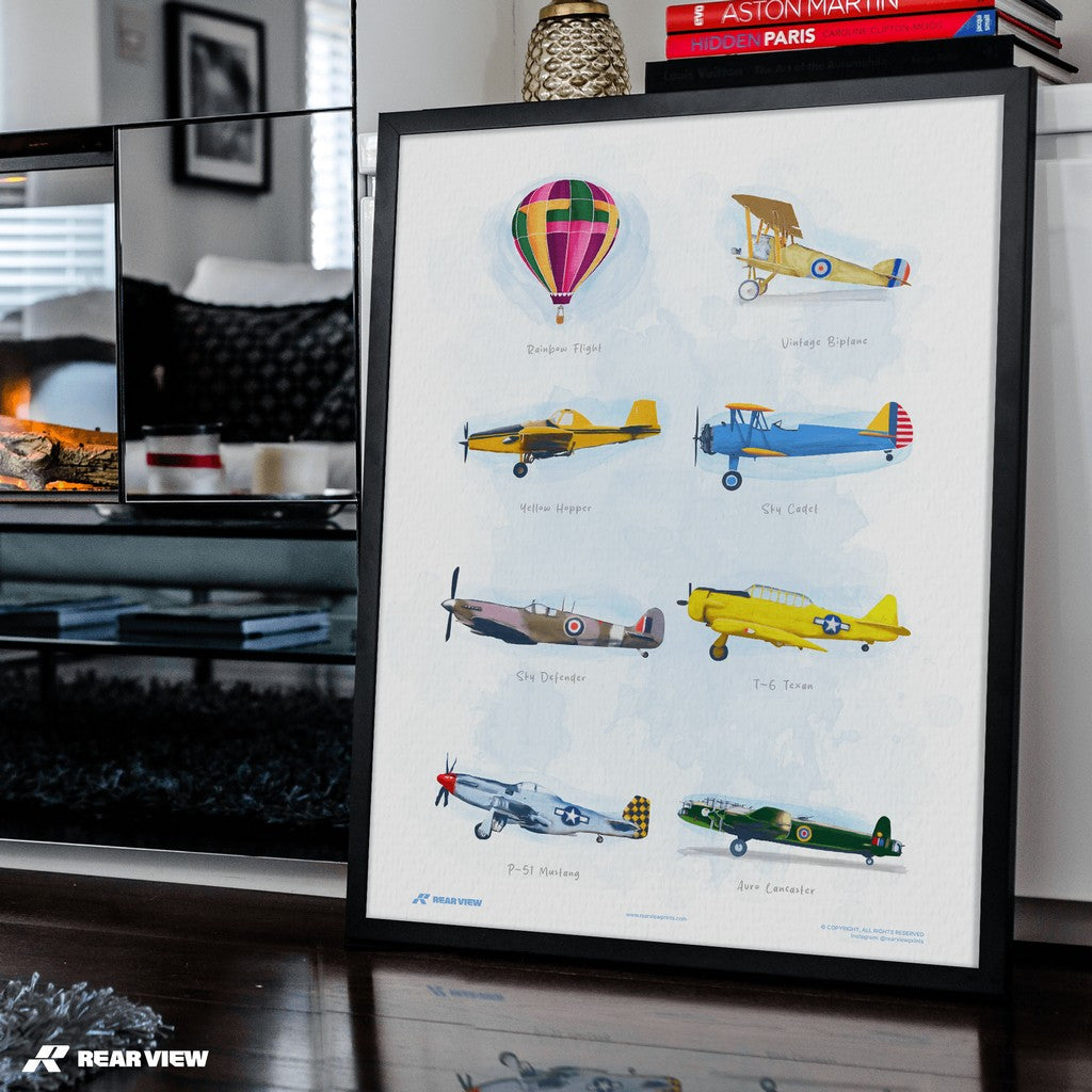 Sky Legends – Watercolour Art Print