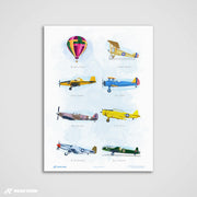 Sky Legends – Watercolour Art Print