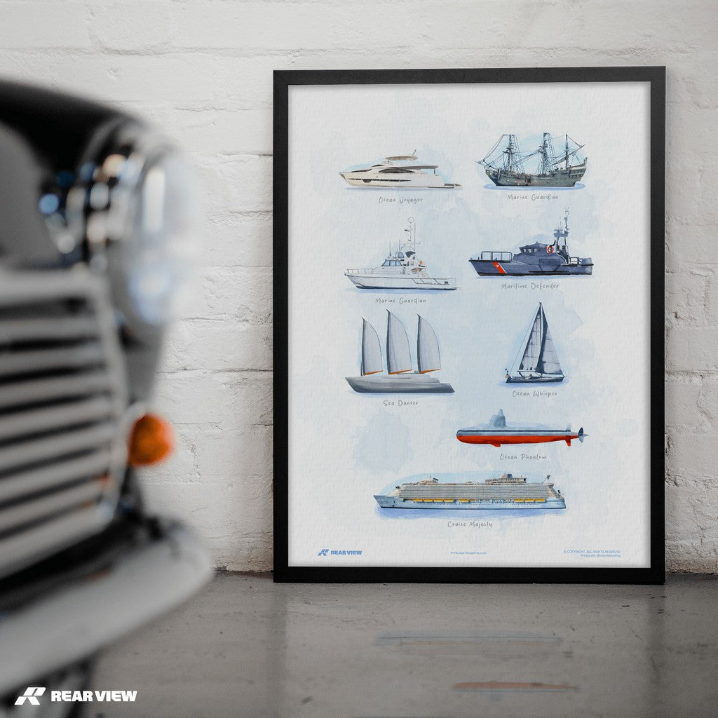 Deep Command – Watercolour Art Print