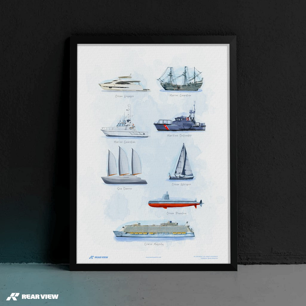 Deep Command - Aquarell-Kunstdruck