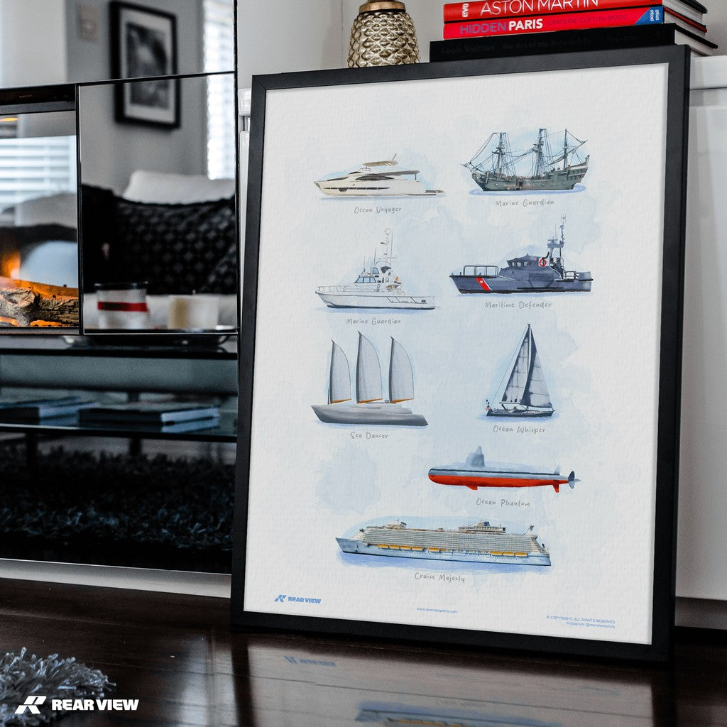 Deep Command – Watercolour Art Print