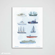 Deep Command – Watercolour Art Print