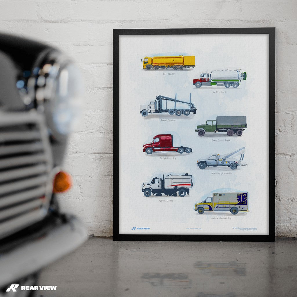 Road Force – Watercolour Art Print