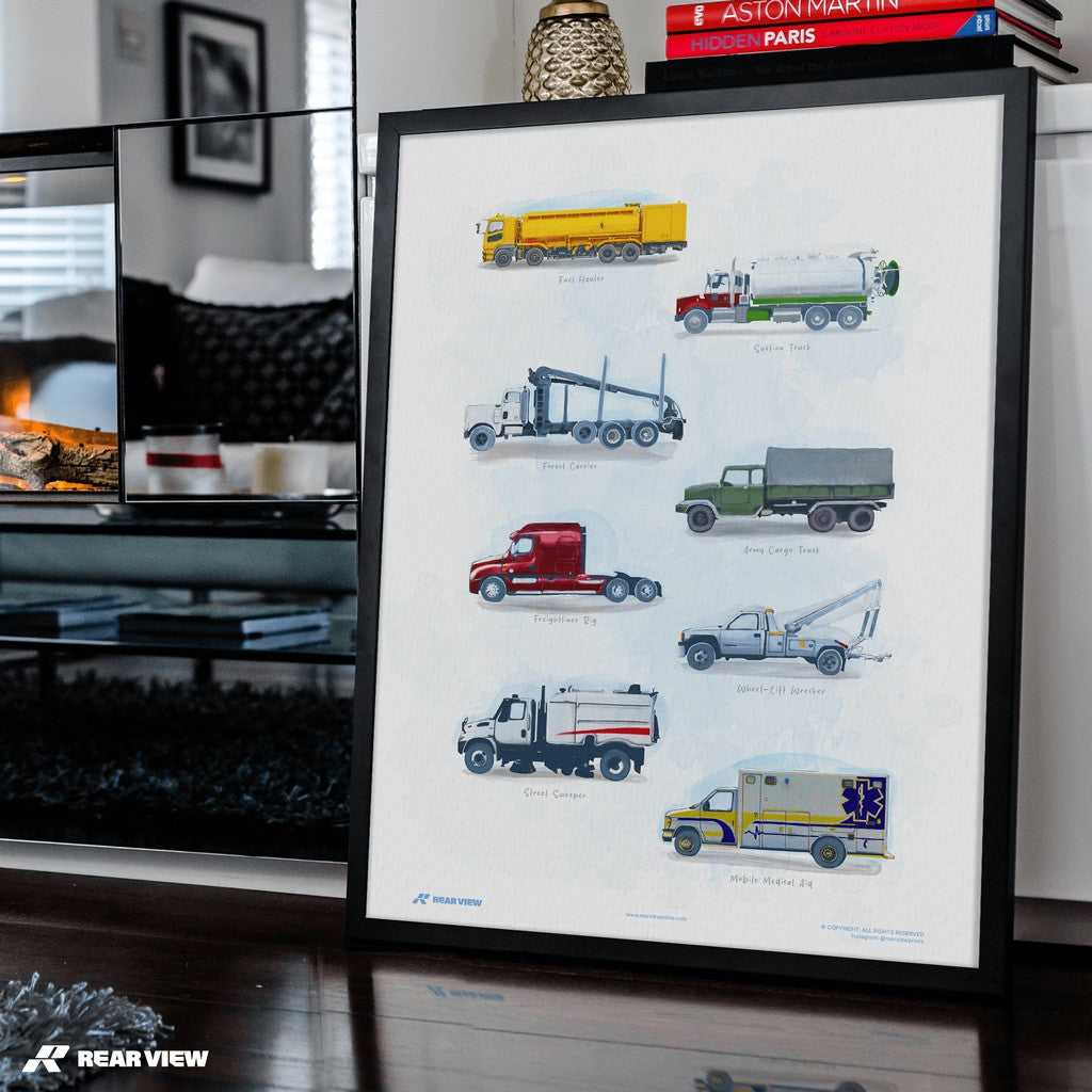 Road Force – Watercolour Art Print