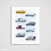 Road Force – Watercolour Art Print