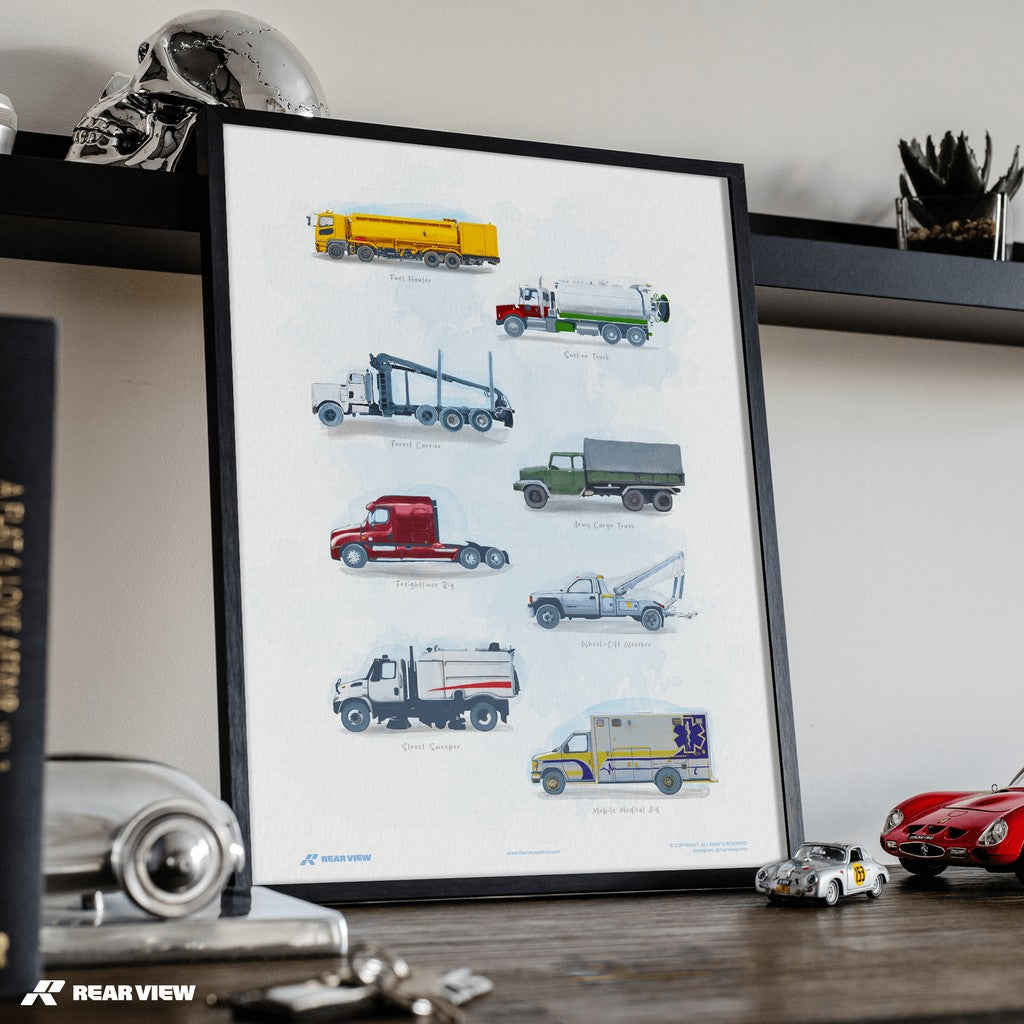 Road Force – Watercolour Art Print